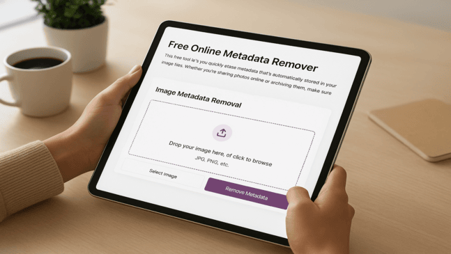 how to remove metadata from images using the ImageMetaPro online tool